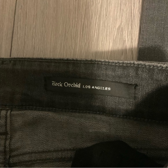 Black Orchid Washed Gray Skinny Jeans Size 25 - Picture 4 of 5